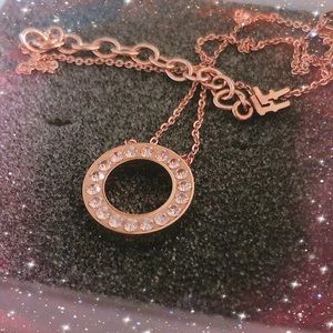 ☀️SALE! Folli Follie☀️Rose Gold Zirconia Necklace